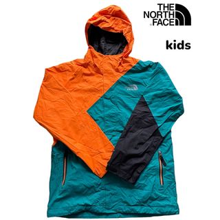 ザノースフェイス(THE NORTH FACE)の【ノースフェイス】キッズ  ナイロンジャケット ウィンドブレーカー 古着(ジャケット/上着)