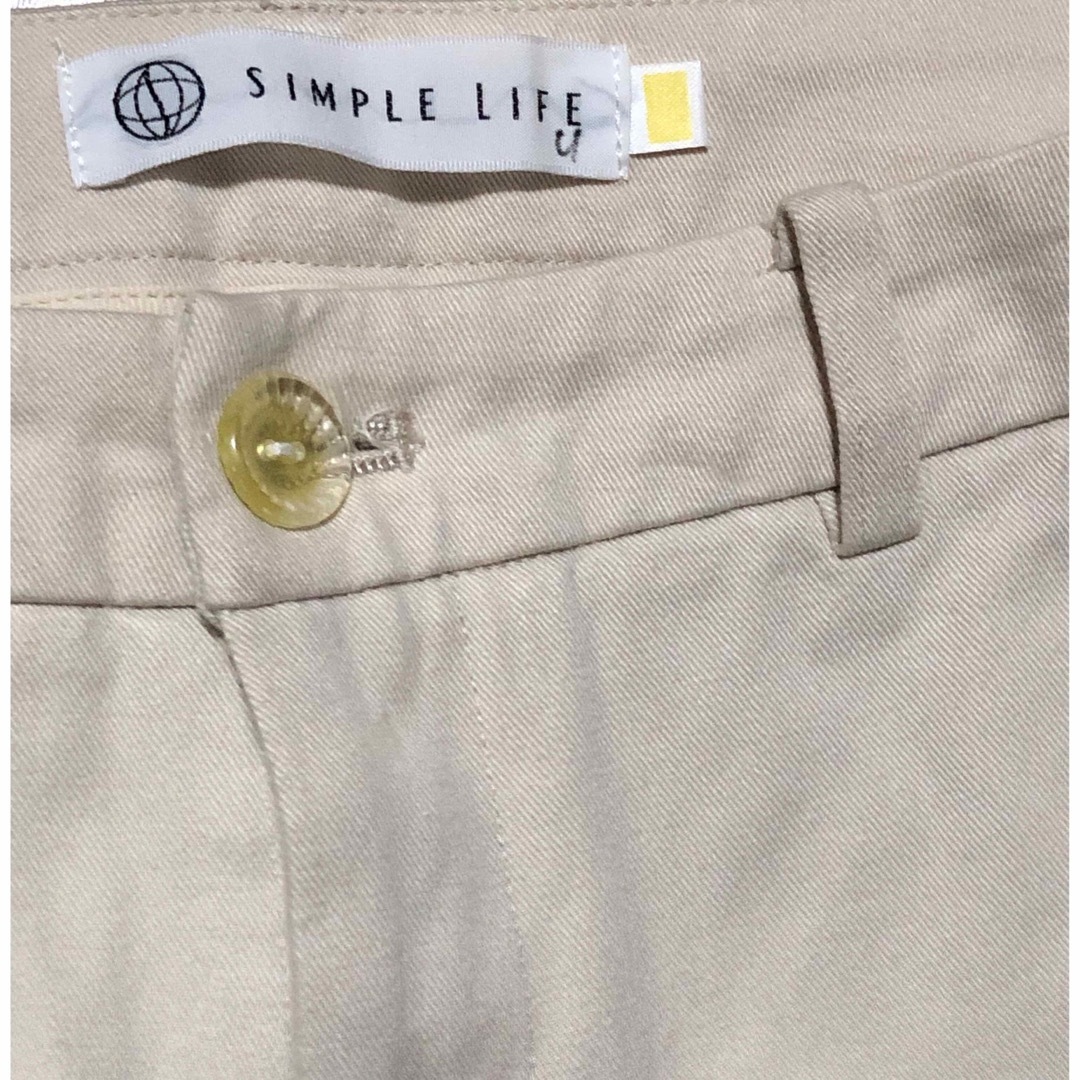 SIMPLE LIFE(シンプルライフ)の【難あり】シンプルライフ　カジュアルパンツ レディースのパンツ(カジュアルパンツ)の商品写真