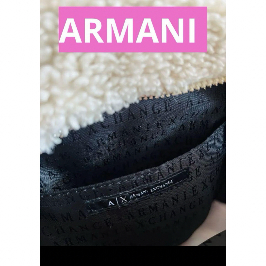 ARMANI EXCHANGE(アルマーニエクスチェンジ)のARMANI EXCHANGE ボア　バックパック レディースのバッグ(リュック/バックパック)の商品写真
