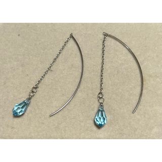 ジュエリーツツミ(JEWELRY TSUTSUMI)の値下げ‼️アメリカンピアス　アクアマリン(ピアス)