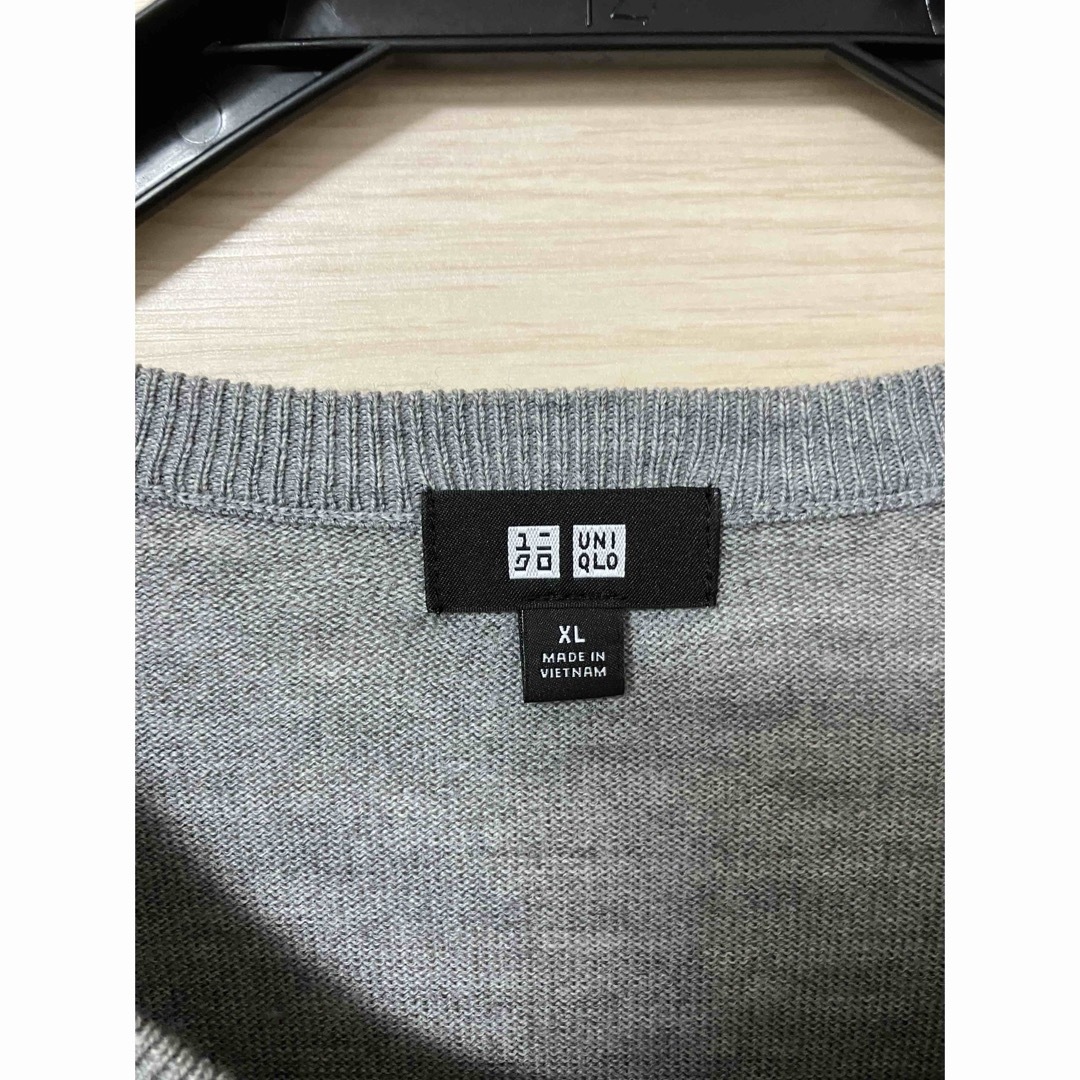 UNIQLO(ユニクロ)のUNIQLO エクストラファインメリノ　XL メンズのトップス(ニット/セーター)の商品写真