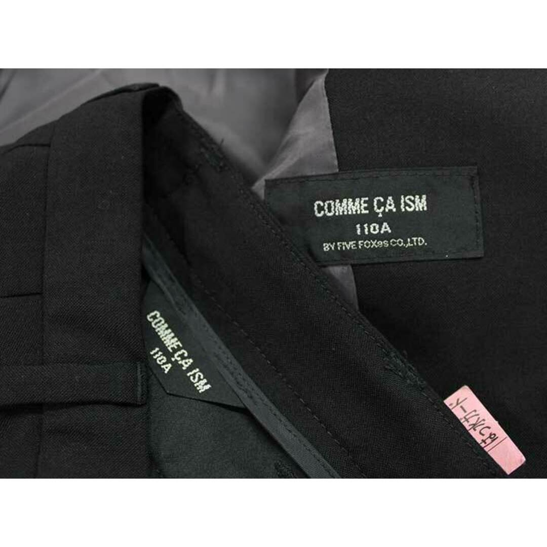 COMME CA ISM(コムサイズム)の【新入荷!】▽コムサイズム/COMME CA ISM▽110cm スーツ 黒 フォーマル 入園式 卒園式 入学式 結婚式 発表会 七五三 謝恩会 冠婚葬祭【中古】子供服 キッズ kids 男の子 fml 121042 キッズ/ベビー/マタニティのキッズ服女の子用(90cm~)(その他)の商品写真