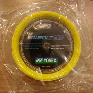 ヨネックス(YONEX)のYONEX　ロールガット　200m　エクスボルト65　イエロー(バドミントン)