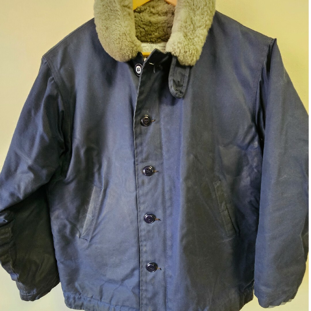 Dehen/ディーエン/N-1ジャケット/ネイビー&シルバーグレー /XL メンズのジャケット/アウター(ブルゾン)の商品写真