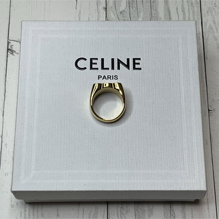 【CELINE】セリーヌ 人気  指輪 リング♪ サイズ7（us）☆ゴールド☆迅速丁寧なお取引を心がけます