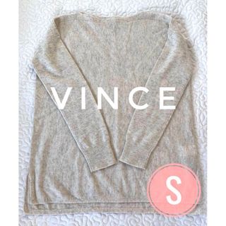 ビンス(Vince)のVince カシミヤ100% ボートネックニット　S 美品(ニット/セーター)