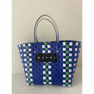 新品　マルニ　ストーンマーケット　カナパバッグ　MARNI ストライプ