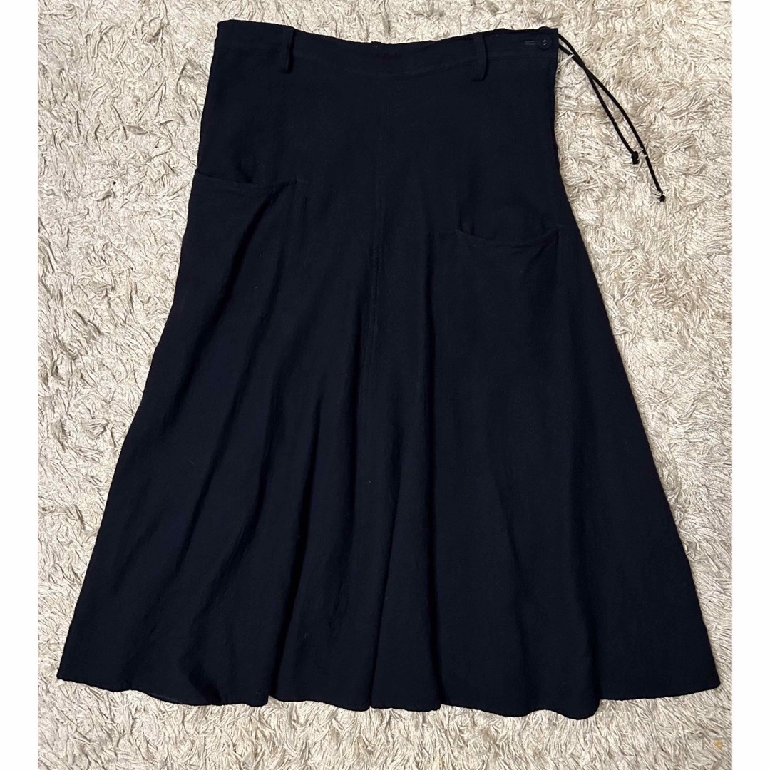 Y's(ワイズ)のアポロさま専用　Y's  ウール100%  フレアロングスカート レディースのスカート(ロングスカート)の商品写真