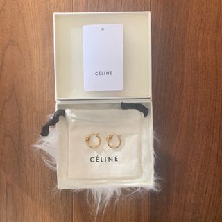 セリーヌ(celine)のOLD CÉLINE ノットピアス ゴールド(ピアス)