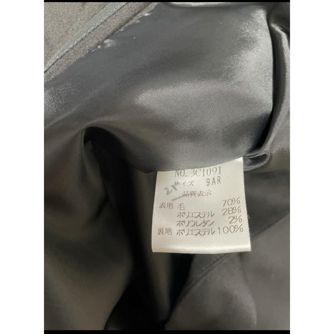 スーツ　9号　3点セット　ビジネススーツ レディースのフォーマル/ドレス(スーツ)の商品写真