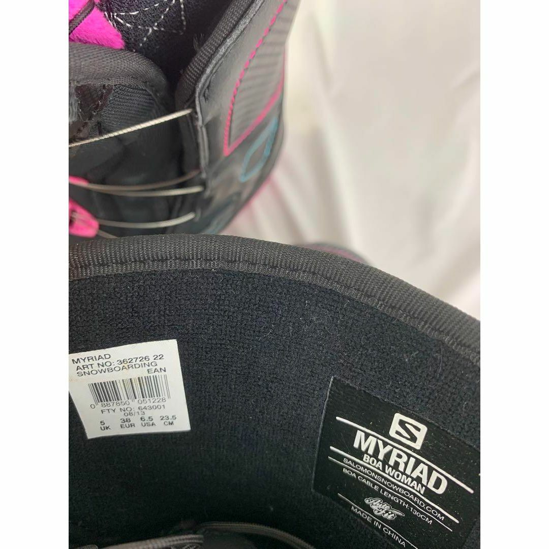 SALOMON スノーボードブーツ スノボ 靴 ブーツ 23.5cm SALOMON スノーボードブーツ スノボ 靴 ブーツ 23.5cm