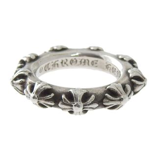 クロムハーツ(Chrome Hearts)のクロムハーツ クロス バンド リング 16.5号 SV925 ユニセックス CHROME HEARTS 【中古】 【アパレル・小物】(リング(指輪))