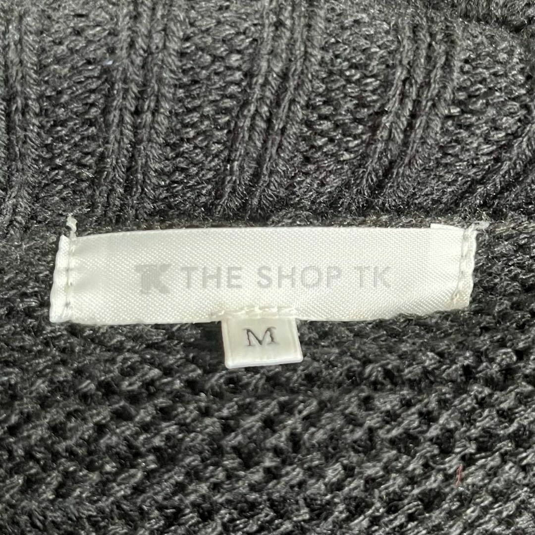 THE SHOP TK(ザショップティーケー)のTHE SHOPTK ザショップティーケー (M) タートル ニットワンピース レディースのワンピース(ひざ丈ワンピース)の商品写真