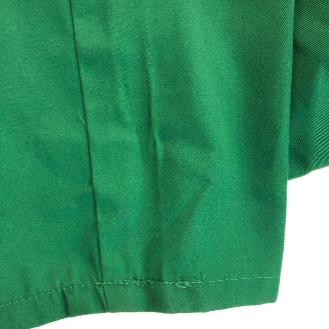 2000年代～ コットン カラー オーバーオール サロペット カジュアル ワーク グリーン (メンズ L) 中古 古着 P5114 メンズのパンツ(サロペット/オーバーオール)の商品写真