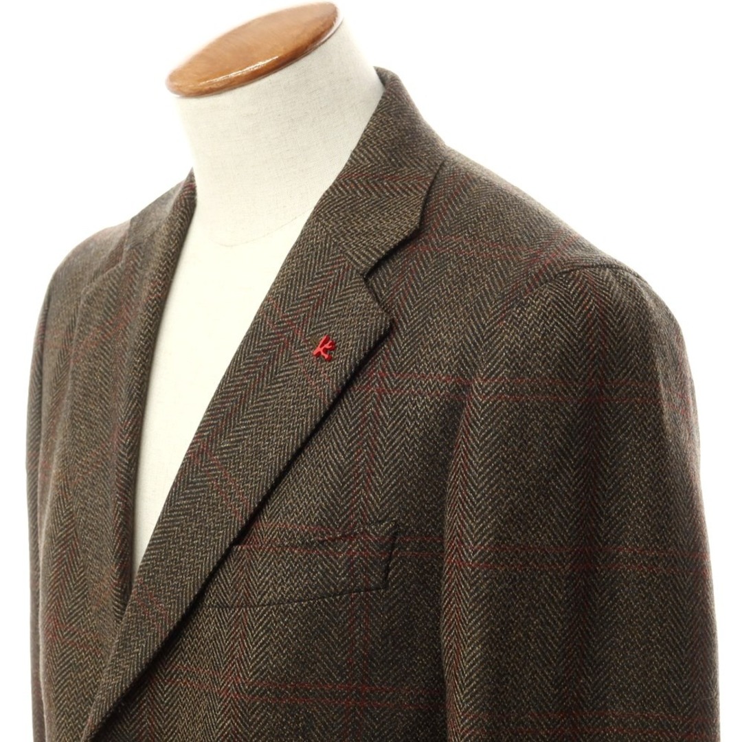 イザイア ISAIA ウール チェスターフィールドコート ブラック【サイズ48】【メンズ】