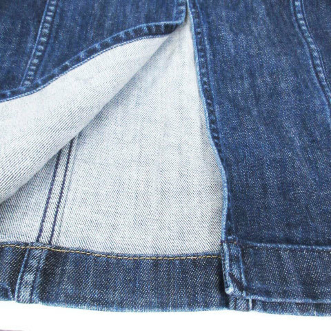 PLST(プラステ)のプラステ デニムスカート タイトスカート ロング丈 スリット M 青 ブルー レディースのスカート(ロングスカート)の商品写真