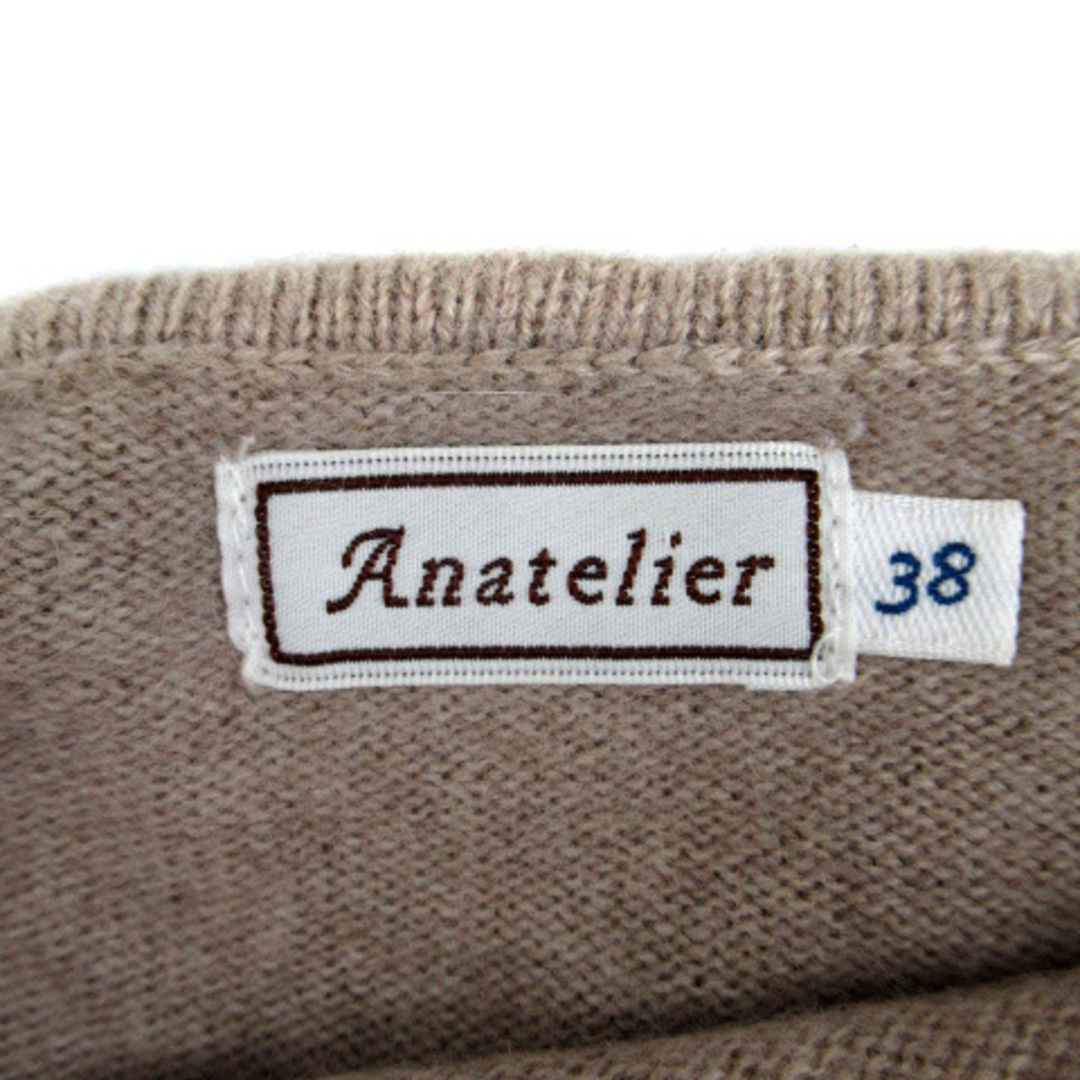 anatelier(アナトリエ)のアナトリエ ニット セーター レース アンゴラ混 38 グレージュ レディースのトップス(ニット/セーター)の商品写真