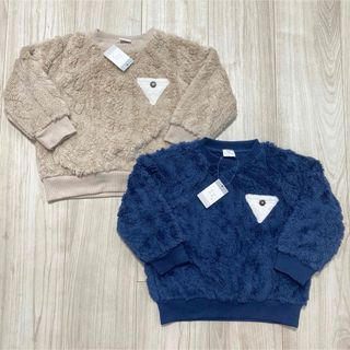 ベビーザラス(BABiESRUS)の【ボア】95   ベビーザらス　ベビー　トップス　トレーナー　2枚セット(Tシャツ/カットソー)