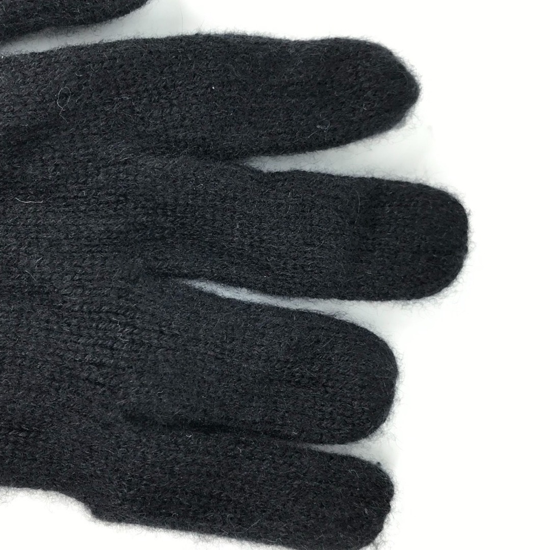 BURBERRY(バーバリー)のバーバリー BURBERRY ロゴ 手袋 グローブ カシミヤ ブラック メンズのファッション小物(手袋)の商品写真
