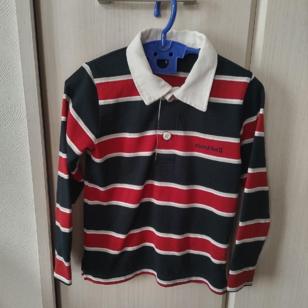 mont bell(モンベル)のモンベル　ラガーシャツ キッズ/ベビー/マタニティのキッズ服男の子用(90cm~)(Tシャツ/カットソー)の商品写真