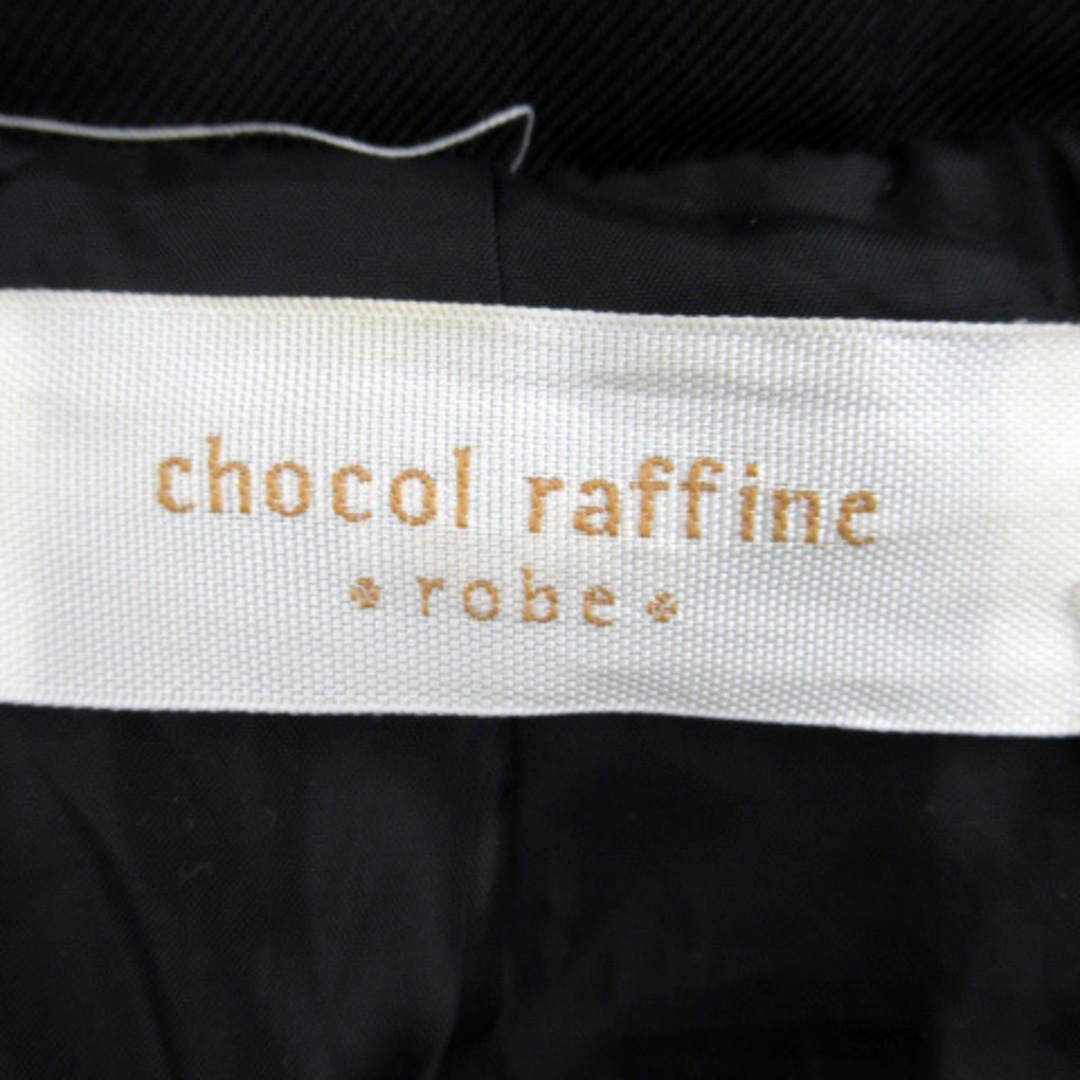 chocol raffine robe(ショコラフィネローブ)のショコラフィネローブ 中綿コート ロング丈 フード付き F 黒 ブラック /SM レディースのジャケット/アウター(その他)の商品写真