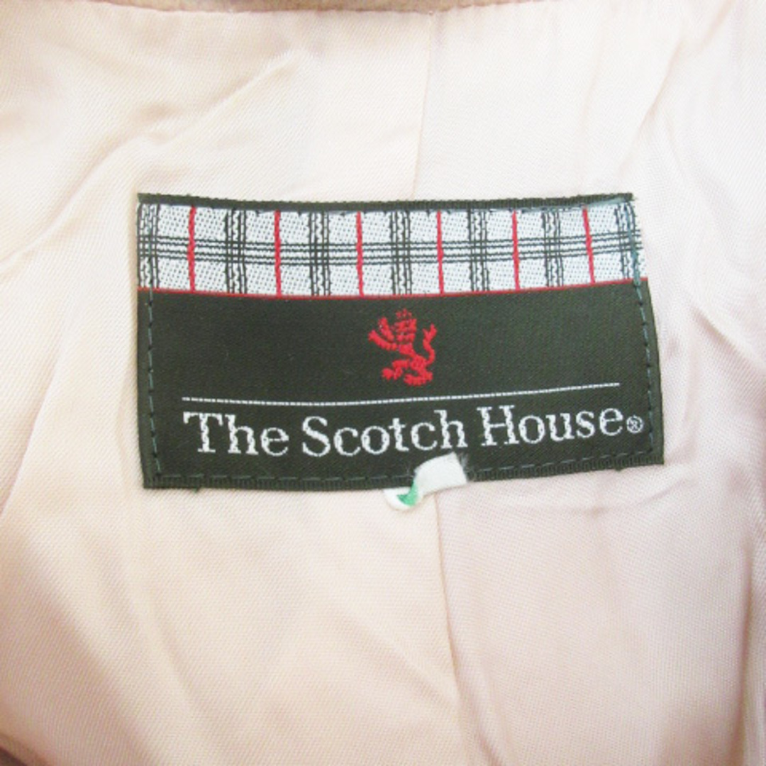 THE SCOTCH HOUSE(ザスコッチハウス)のザ スコッチ ハウス ステンカラーコート ロング丈 ウール 9 ピンクベージュ レディースのジャケット/アウター(その他)の商品写真