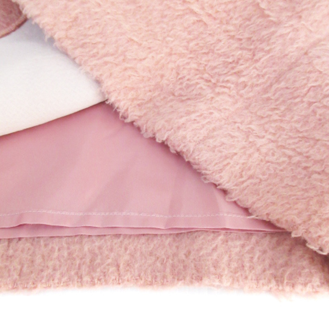 QUEENS COURT(クイーンズコート)のクイーンズコート タイトスカート ひざ丈 リボン ウール混 1 ピンク レディースのスカート(ひざ丈スカート)の商品写真
