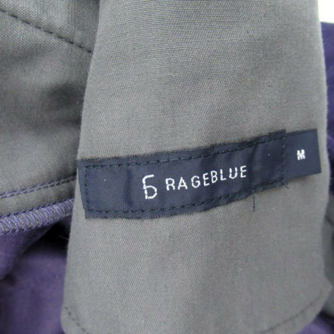 RAGEBLUE(レイジブルー)のレイジブルー コーデュロイパンツ ワイドパンツ イージー アンクル丈 M 紫 メンズのパンツ(スラックス)の商品写真