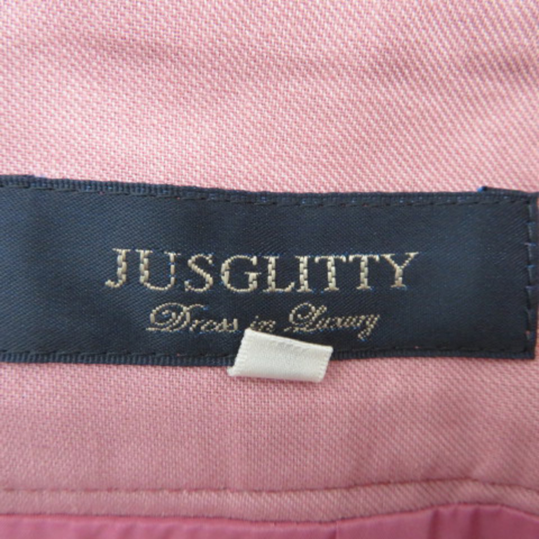 JUSGLITTY(ジャスグリッティー)のジャスグリッティー タイトスカート ミモレ丈 スリット ウエストベルト付き 無地 レディースのスカート(ひざ丈スカート)の商品写真