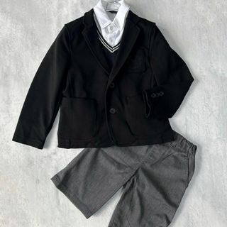 コムサイズム(COMME CA ISM)のMAU様【コムサイズム】4点セット ジャケット＋ベストセットアップ 110cm(ドレス/フォーマル)