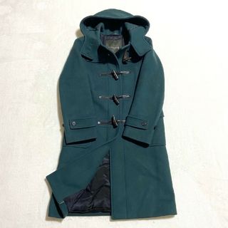 マッキントッシュ(MACKINTOSH)のマッキントッシュロンドン　ロング　ダッフルコート　裏地総柄　グリーン　38(ダッフルコート)