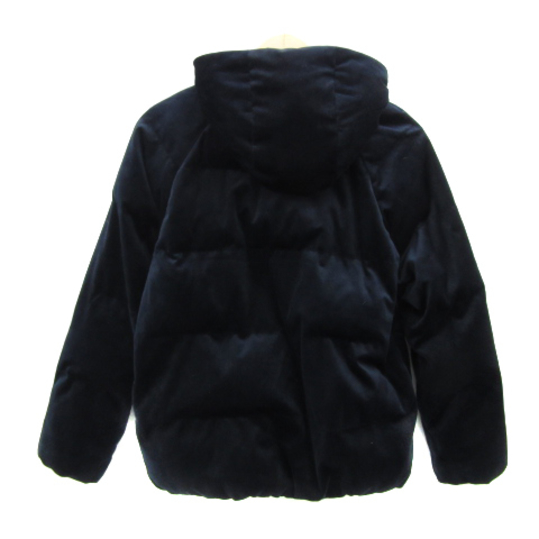 chocol raffine robe(ショコラフィネローブ)のショコラフィネローブ 中綿ジャケット ミドル丈 ジップアップ F 紺 ネイビー レディースのジャケット/アウター(その他)の商品写真