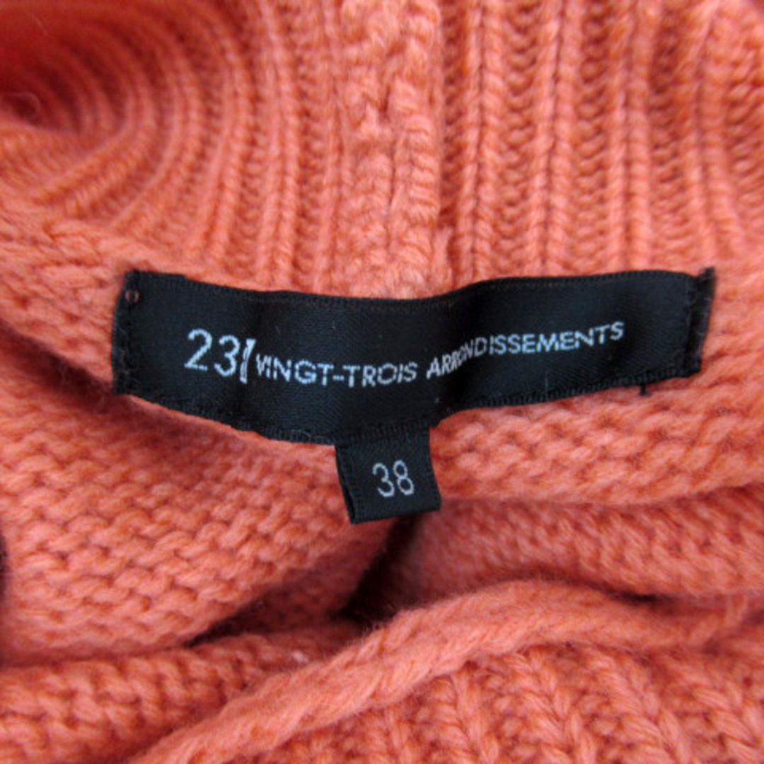 23区(ニジュウサンク)の23区 オンワード樫山 ニット セーター 長袖 オーバーサイズ ウール 38 レディースのトップス(ニット/セーター)の商品写真
