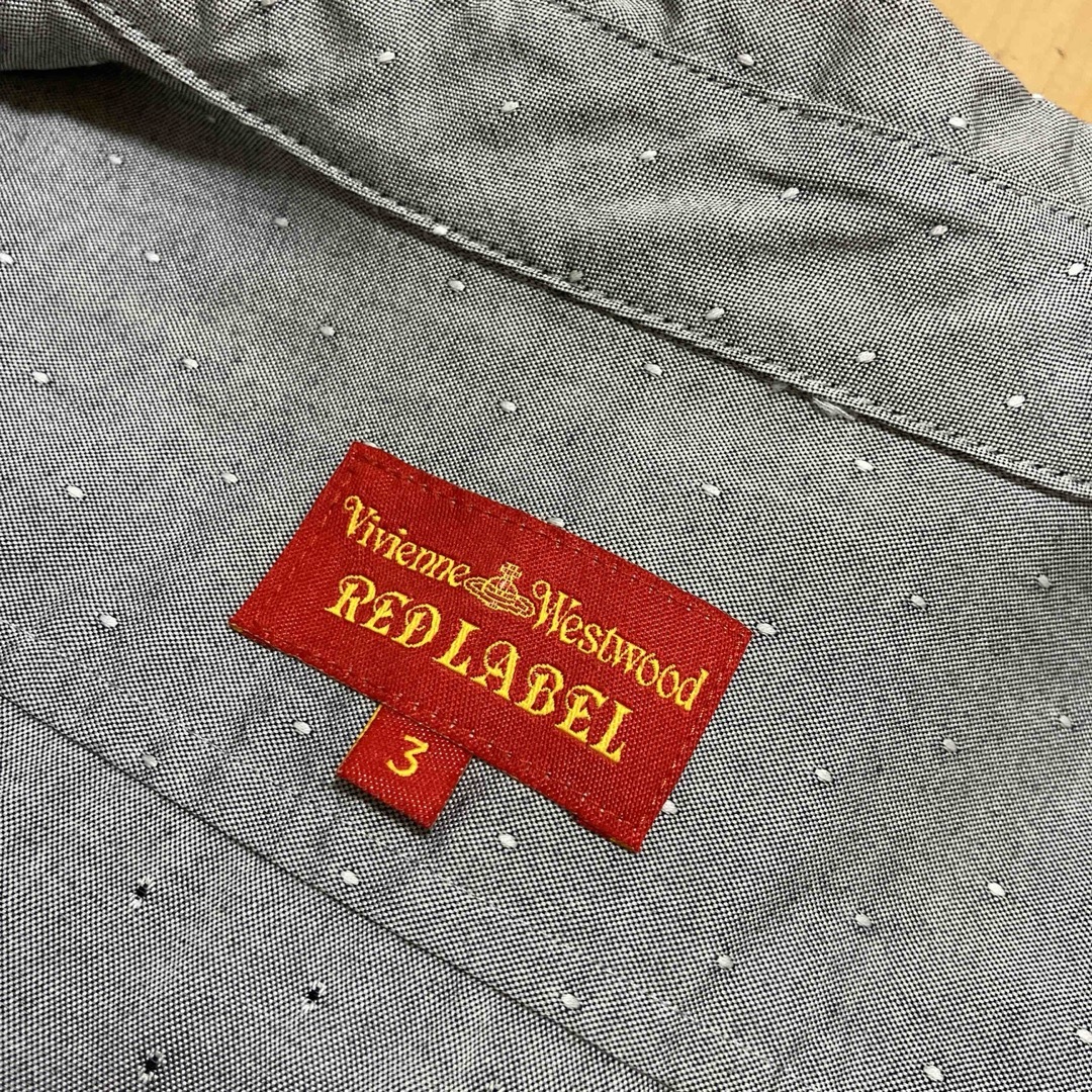 Vivienne Westwood RED LABEL 長袖シャツ　サイズ3 レディースのトップス(シャツ/ブラウス(長袖/七分))の商品写真