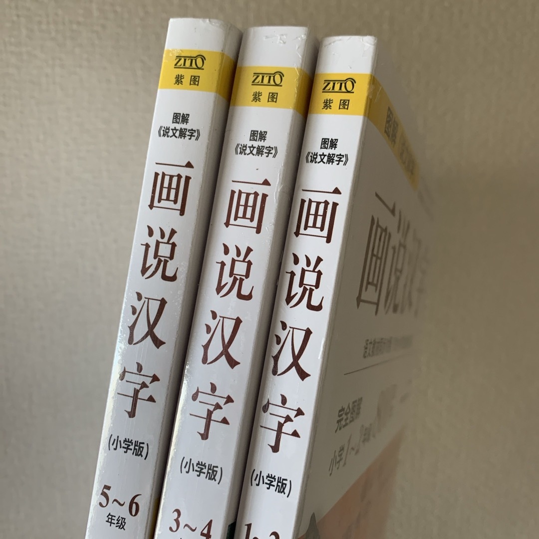 画说汉字　1～6年级三册　時代文藝出版社　中国語 エンタメ/ホビーの本(洋書)の商品写真