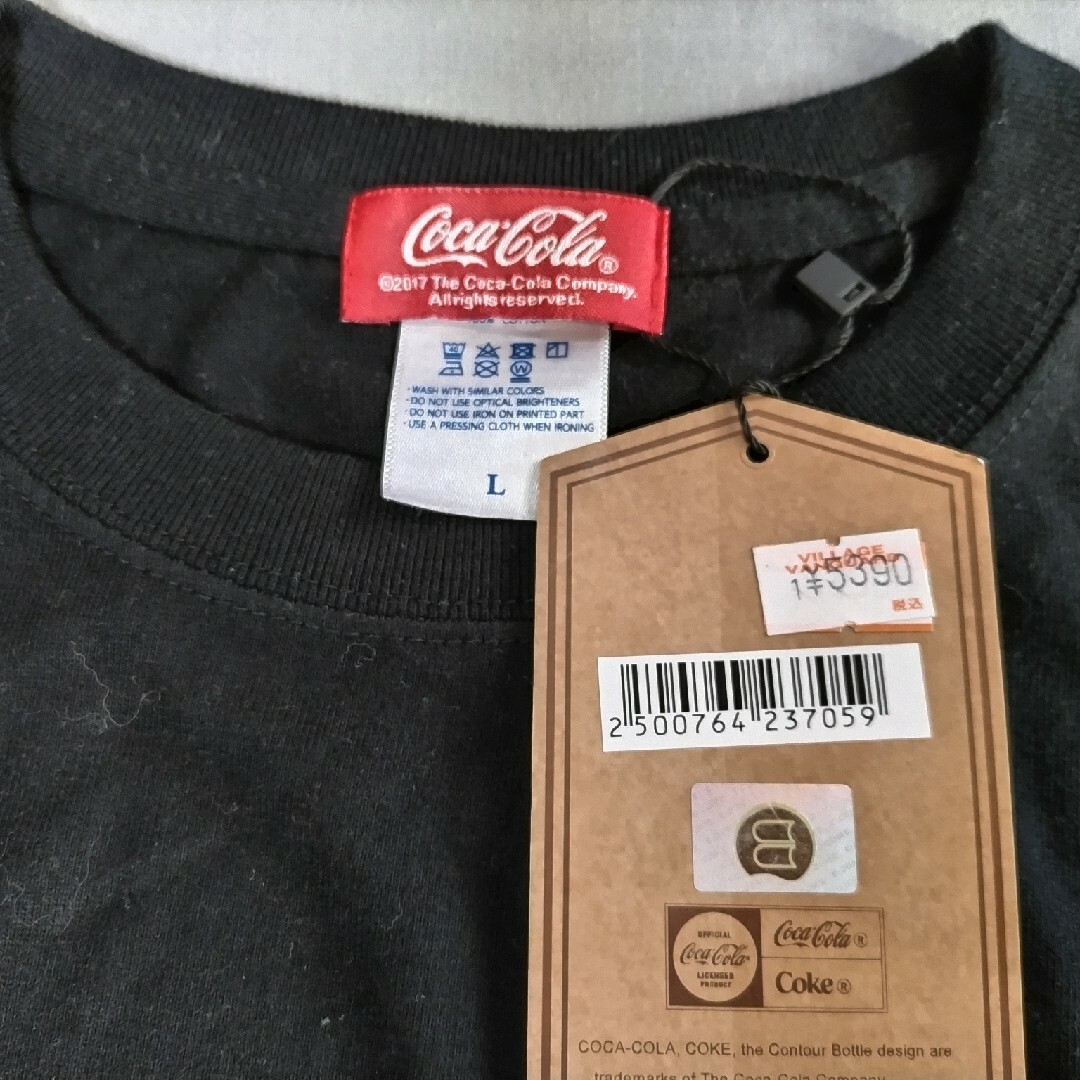 コカ・コーラ(コカコーラ)のお値下げ‼Men's　Coca-ColaロンＴ Lサイズ メンズのトップス(Tシャツ/カットソー(七分/長袖))の商品写真