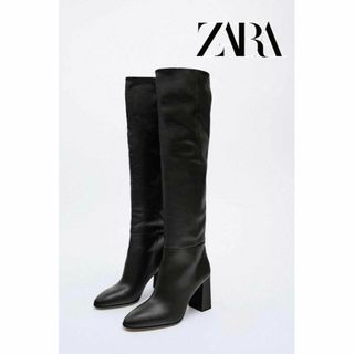 1度のみ　着用　ZARA ザラ　厚底　サイドゴア　ショートブーツ