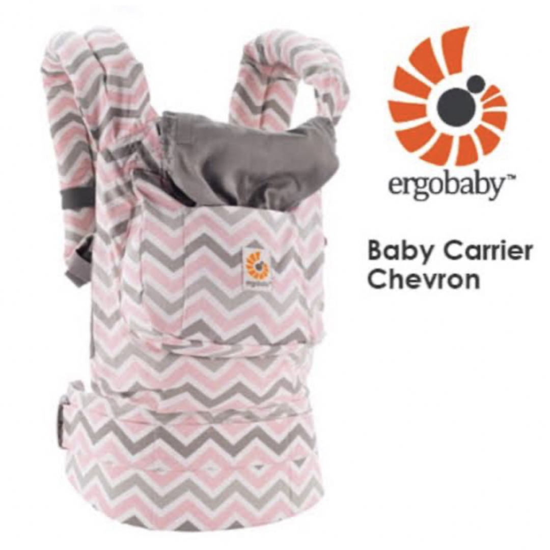 Ergobaby(エルゴベビー)の美品　エルゴ抱っこ紐　ショブロン　ピンク キッズ/ベビー/マタニティの外出/移動用品(抱っこひも/おんぶひも)の商品写真