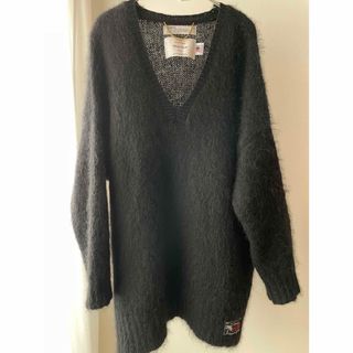 オーラリー(AURALEE)のDAIRIKU Mohair Knit Vネックニット 21AW(ニット/セーター)