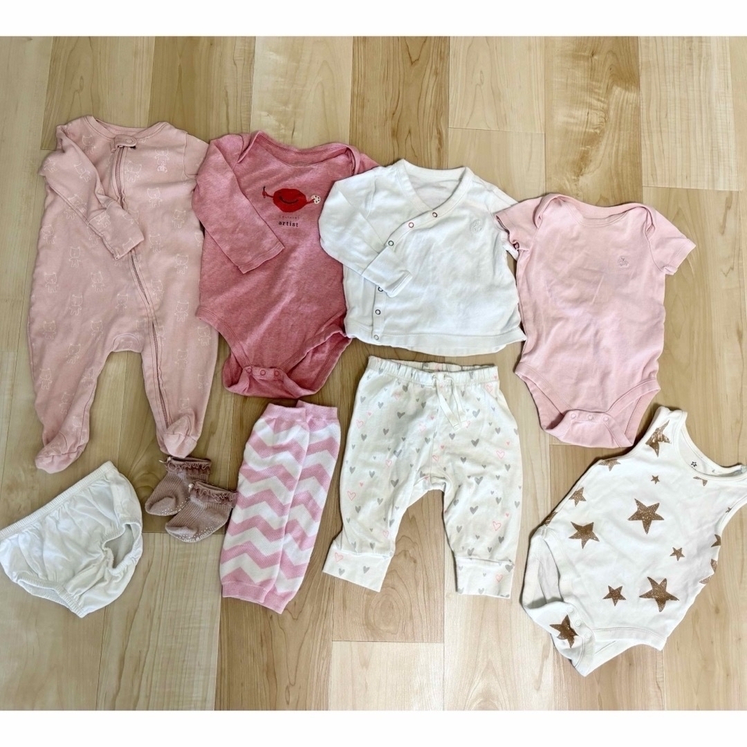 babyGAP(ベビーギャップ)の60 70 春服　まとめ売り　女の子　新品　 キッズ/ベビー/マタニティのベビー服(~85cm)(その他)の商品写真