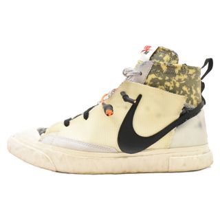 ナイキ(NIKE)のNIKE ナイキ ×READY MADE BLAZER MID R/M CZ3589-100 レディメイド ブレザー ミッドカットスニーカー US7/25cm ホワイト/ブラック/オレンジ(スニーカー)