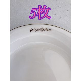 イヴサンローラン(Yves Saint Laurent)のイヴサンローラン　食器　皿　5枚　YSLプレート(食器)