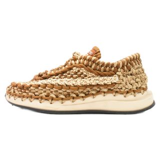 ヴァレンティノガラヴァーニ(valentino garavani)のVALENTINO GARAVANI ヴァレンチノガラヴァーニ 23SS Crochet Sneakers クロケット ローカットスニーカー ブラウン/ベージュ XY2S0E41(スニーカー)