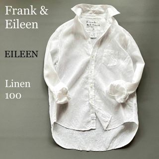 フランク\u0026アイリーン  EILEEN  スキッパーシャツ　コットン　XL　美品