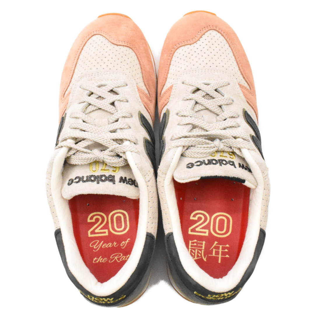 New Balance(ニューバランス)のNew Balance ニューバランス M670YOR UK製 2020年YEAR OF THE RAT ローカットスニーカーシューズ ピンクベージュ US8 メンズの靴/シューズ(スニーカー)の商品写真