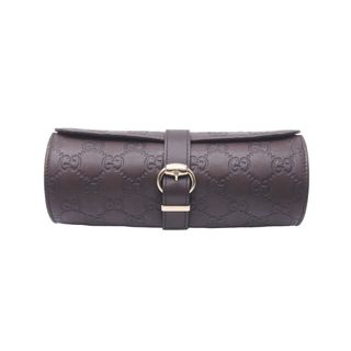 Gucci - 極美品♡GUCCI テディベア GGキャンバス ロゴ刻印首輪 レザー