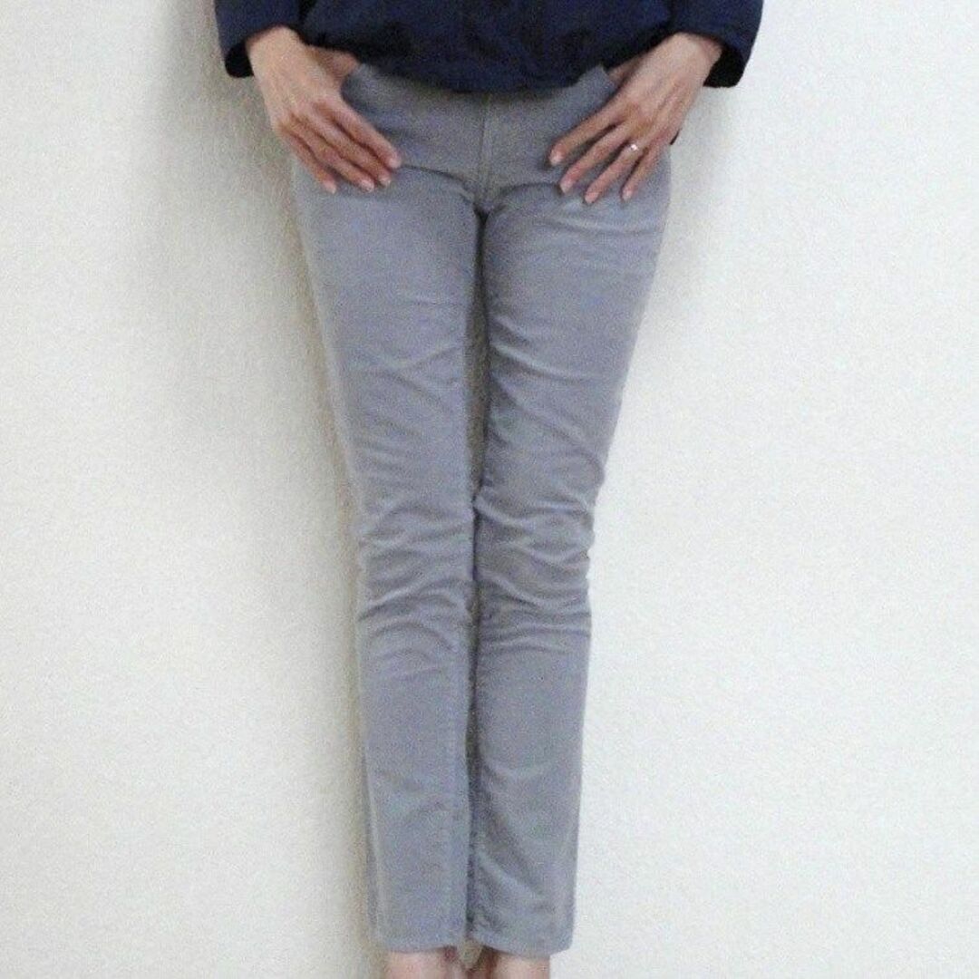 GAP(ギャップ)の【新品】◆GAP◆ グレー ベルベット ビンテージ スキニー パンツ レディースのパンツ(デニム/ジーンズ)の商品写真