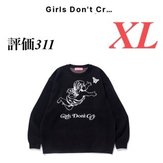 Girls Don't Cry - Girls Don't Cry Angel Knit ブラック XLサイズの