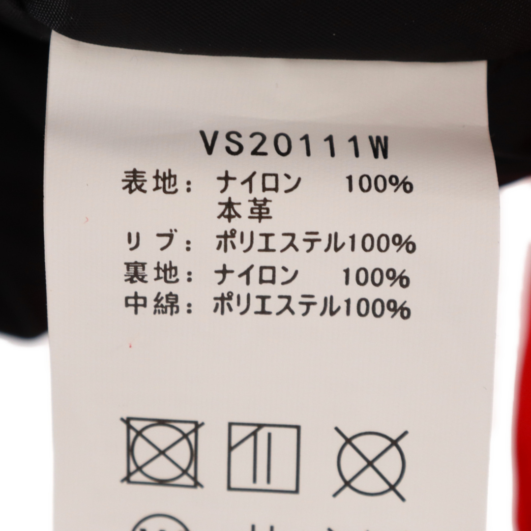 VANSON(バンソン)のVANSON バンソン 刺繍デザイン ショルダープロテクター付き ナイロンブルゾン レッド VS20111W メンズのジャケット/アウター(ブルゾン)の商品写真