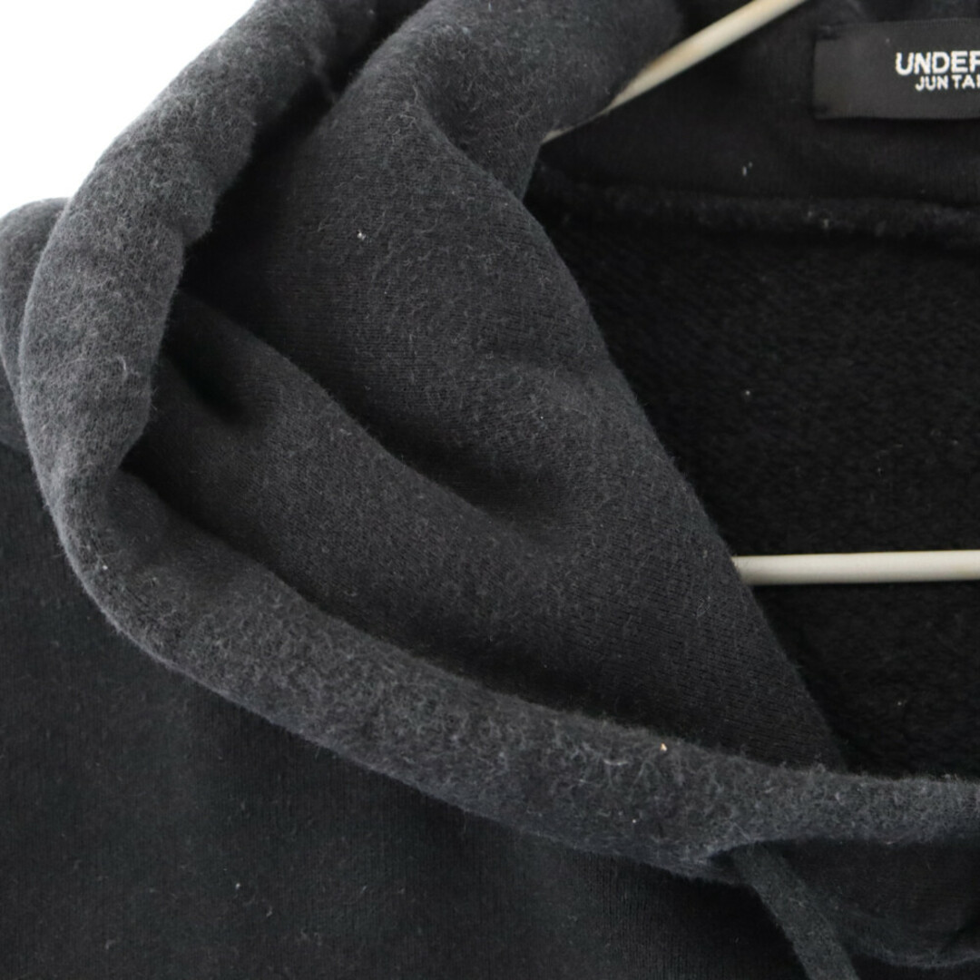 UNDERCOVER(アンダーカバー)のUNDERCOVER アンダーカバー 19AW×VALENTINO VU Face Hoodie ヴァレンティノ グラフィックプリント プルオーバーパーカー ブラック UCX4806-3 メンズのトップス(パーカー)の商品写真